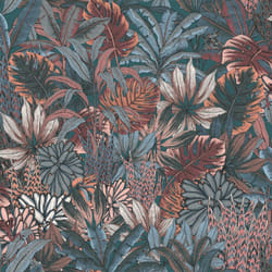 Lush Forest Wallpaper Teal Muriva 205501