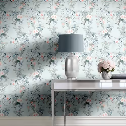 Muriva Lipsy London Ophelia Duck Egg Wallpaper 144081