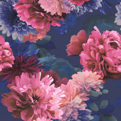 Muriva Lipsy London Issey Blue Wallpaper 144062