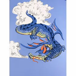 Cath Kidston Peace Dragon Wallpaper Multi Muriva 182533