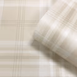 Catherine Lansfield Kelso Check Cream Wallpaper Check Pattern Paste The Paper