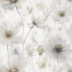 Muriva Lissa Flower Cream Wallpaper 215503