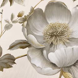 Muriva Alethia Floral Cream Wallpaper 227501