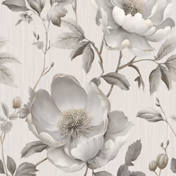 Muriva Alethia Floral Grey Wallpaper 227502