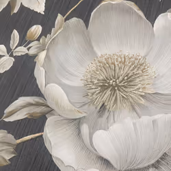 Muriva Alethia Floral Black Wallpaper 227503