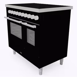 Ilve PDI096WE3BK cooker Range cooker A+ Electric Zone induction hob Black