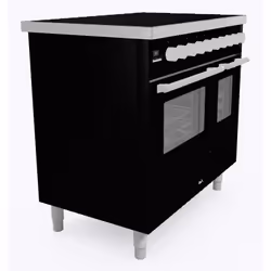 Ilve PDI096WE3BK cooker Range cooker A+ Electric Zone induction hob Black