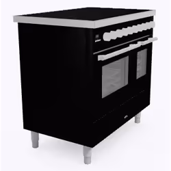 Ilve PDI096WE3SS cooker Range cooker A+ Electric Zone induction hob Black