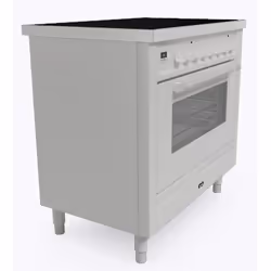 Ilve PI096WE3SS cooker Range cooker A+ Electric Zone induction hob Stainless steel