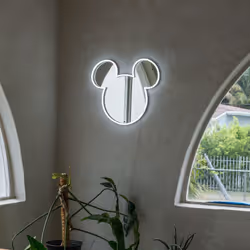 YELLOWPOP Mickey Silver Mirror