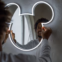 YELLOWPOP Mickey Silver Mirror