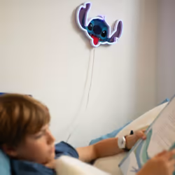YELLOWPOP Face Stitch, Light decoration figure, Blue, Bedroom, Disney, LED, Blue