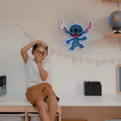 YELLOWPOP Full Stitch Body Light decoration figure LED