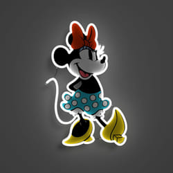 YELLOWPOP Minnie Light decoration figure LED