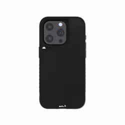Mous Limitless 5.0 MagSafe Compatible Black Leather Phone Case for iPhone 15 Pro Max