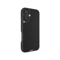 Mous Limitless 6.0 MagSafe Compatible Black Leather Phone Case for iPhone 16 Plus