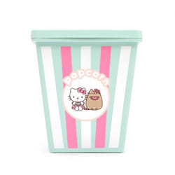 Thumbs Up Hello Kitty X Pusheen popcorn popper Green, Pink, White