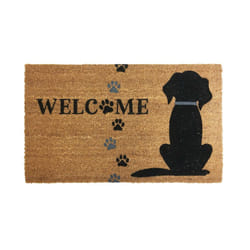 Printed Outdoor Welcome Coir Mat 75cm x 45cm (5 Designs) - Welcome Paw Print