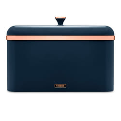 Tower Cavaletto T826130MNB Bread Bin in Midnight Blue & Rose Gold