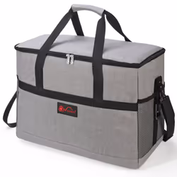 Vinsani Cooler Bag Large Capacity Storage Bag - Vinsani 40L Gray Cooler Bag
