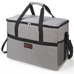 Vinsani Cooler Bag Large Capacity Storage Bag - Vinsani 40L Gray Cooler Bag