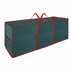 Vinsani® Christmas Decoration Zip-Up Storage Bag - GREEN