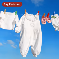 Blue 50M Washing Line Rope Clothing Dryer
