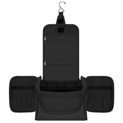 Premium Toiletry Bag Large Capacity Many Compartments Hygiene Wash Bag Bathroom Shower Portable Hanging Travel Organiser for Men & Women Waterproof