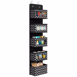 VINSANI 5TIER BLACK HANGING ORGANISER 1010282