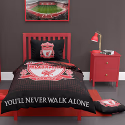 Liverpool Football LFC Mesh Duvet Cover Set - Single