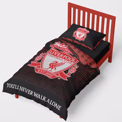 Liverpool Football LFC Mesh Duvet Cover Set - Single