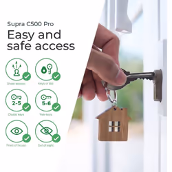 SUPRA C500 Pro Key Safe (2nd Generation) - High Security Police Preferred Outdoor Key Storage Device - Additional view 3