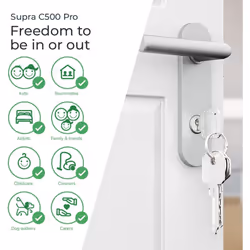 SUPRA C500 Pro Key Safe (2nd Generation) - High Security Police Preferred Outdoor Key Storage Device - Additional view 5