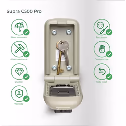 SUPRA C500 Pro Key Safe (2nd Generation) - High Security Police Preferred Outdoor Key Storage Device - Additional view 7