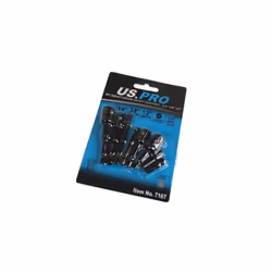 8pc Impact Driver Socket Adaptors 1/4" 3/8" 1/2" - 1/4" Hex DR