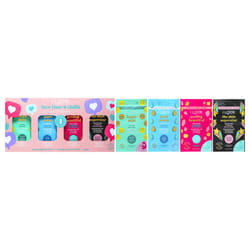 Face Time and Chills Face Mask Set by I Love Cosmetics for Women - 4 Pc 0.34oz Happy Skin Mask, 0.34oz Pure Pores Mask, 0.34oz Peeling Beautiful Mask