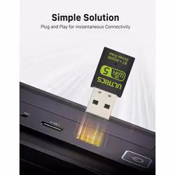 USB Wifi Bluetooth Adapter for PC, Wifi Dongle, Bluetooth Dongle, Wifi Adapter for Desktop 600Mbps Dual Band 5G Wireless Network Adapter, Wifi