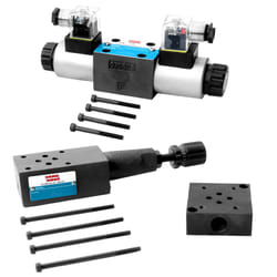 WINCHMAX CETOP3/NG6 12v Solenoid Valve, Manifold and Regulator