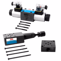 WINCHMAX CETOP3/NG6 24v Solenoid Valve, Manifold and Regulator