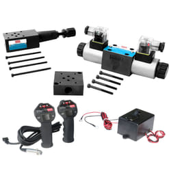 WINCHMAX CETOP3/NG6 24v Hydraulic Directional Control. Full Kit.
