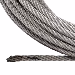 WINCHMAX Wire Rope 26m x 9.5mm, Hole Fix. Roller Fairlead. 3/8 inch Clevis Hook.