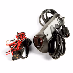 15,000lb Hydraulic Winch. 25m x 12mm Steel Rope. 24V System.