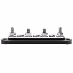 WINCHMAX Bus Bar 150a 4 x M8 terminal. Black.