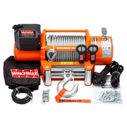 17,000lb 24V Electric Winch. 26m x 12mm Steel Rope.