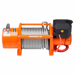 17,000lb 24V Electric Winch. 26m x 12mm Steel Rope.