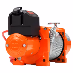 17,000lb 24V Electric Winch. 26m x 12mm Steel Rope.