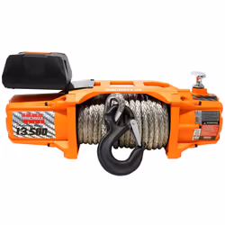 13,500lb 'SL'  12V Winch.  28m x 11mm Dyneema Rope.