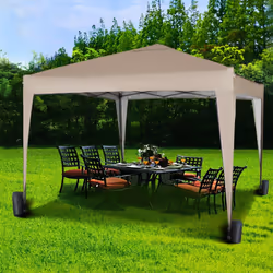 Mcc® 3x3m Pop-up Gazebo Waterproof Outdoor Garden Marquee Canopy NS - Beige
