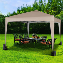 MccÂ® 3x3m Pop-up Gazebo Waterproof Outdoor Garden Marquee Canopy NS - Beige