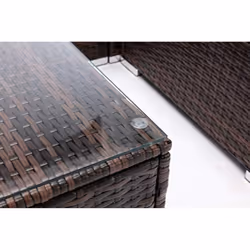 5pc MCC Rattan Outdoor Garden Furniture Set - Brown